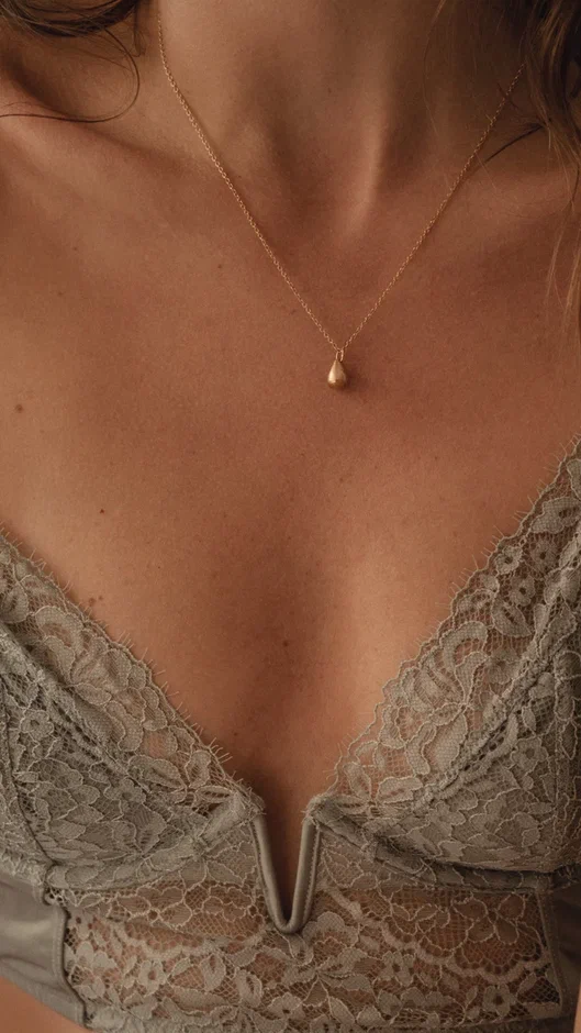 Подвеска "Ракушка" капля маленькая