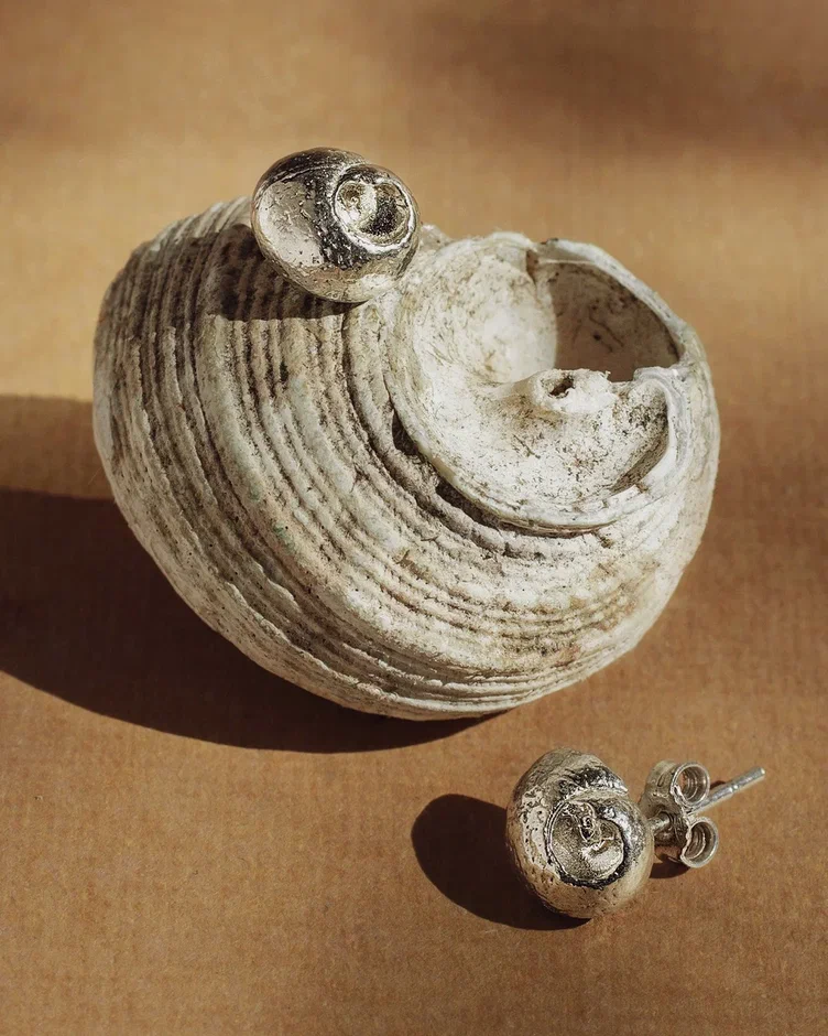 Серьги "Малышки-ракушки" большие