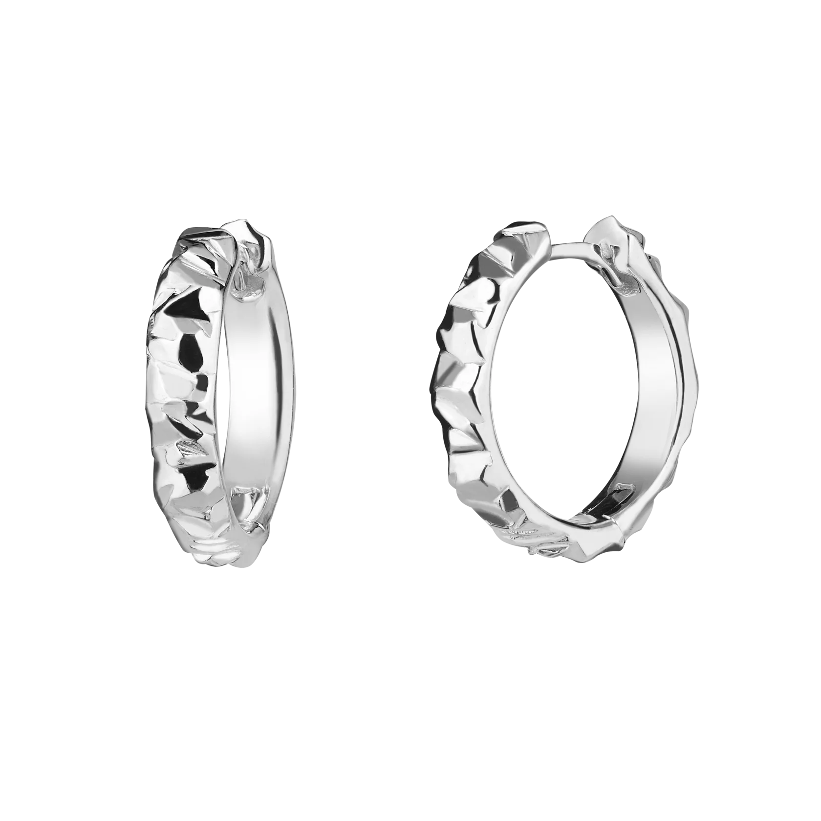 Серебряные серьги "Горы"