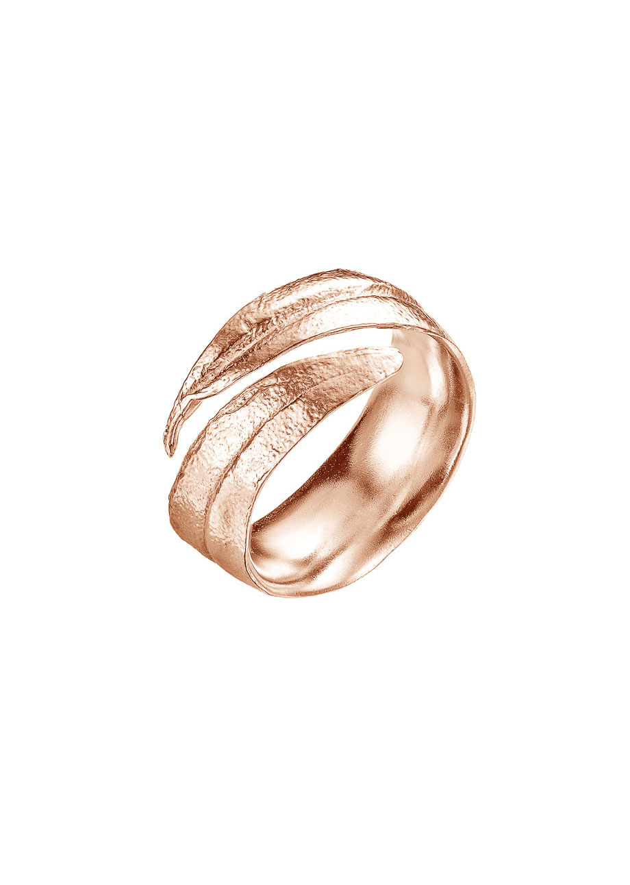 Кольцо Облепиха позолота