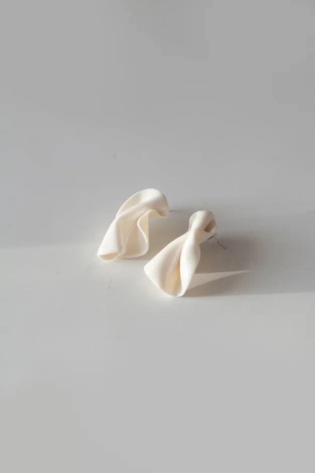 Серьги из фарфора S-105