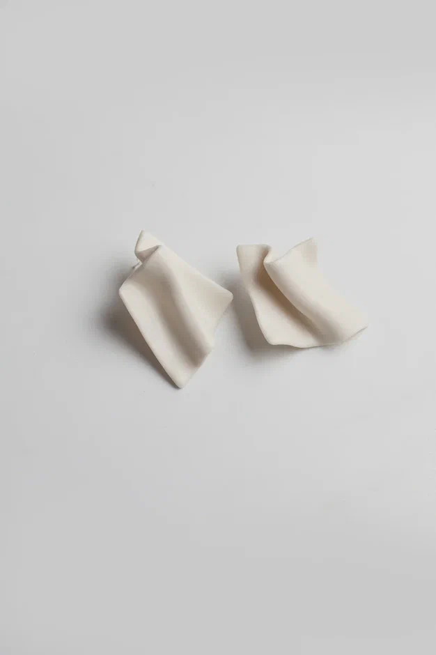 Серьги из фарфора S-115