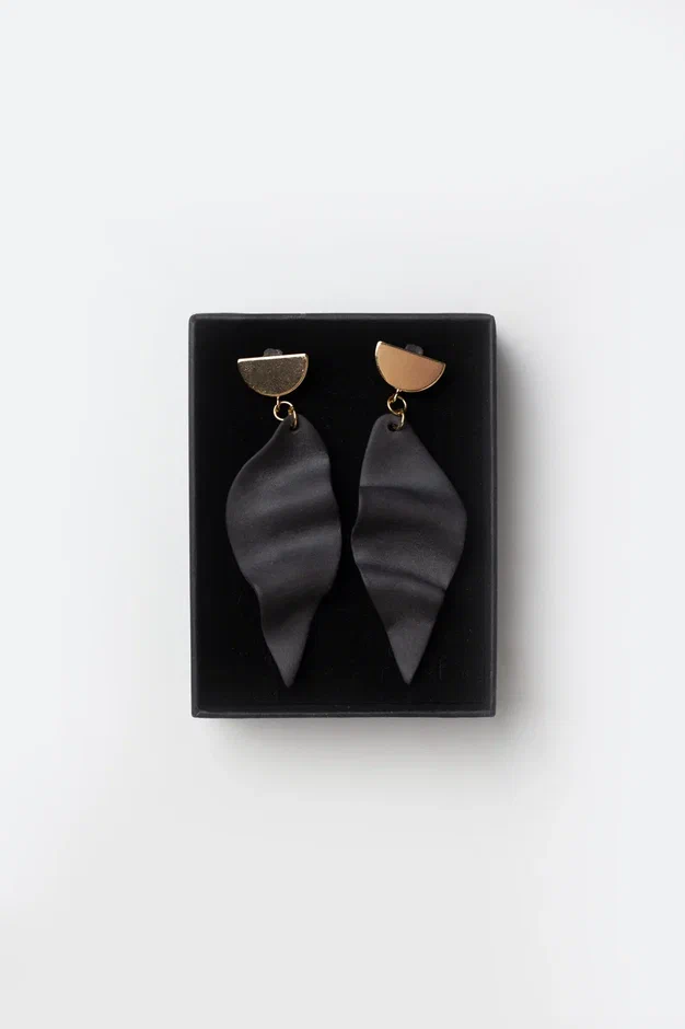 Серьги из фарфора S-122