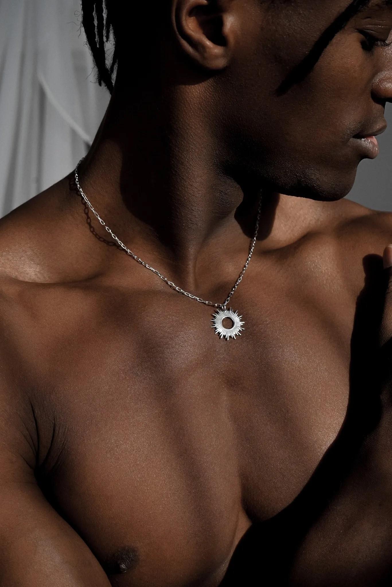 Серебряное колье "Helios"