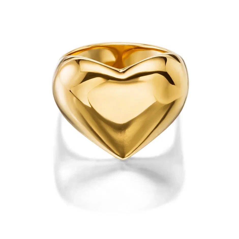 Кольцо Сердце GOLD