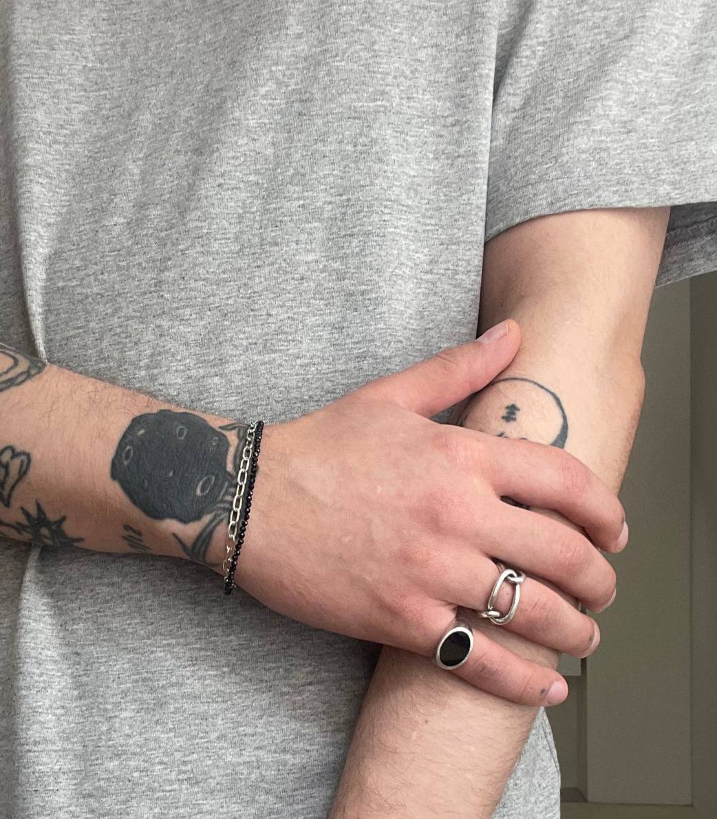 Кольцо AMBA с черным ониксом