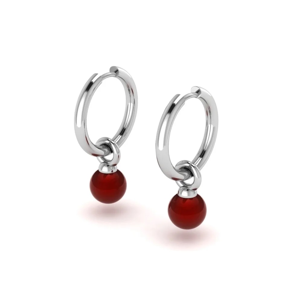 Серебряные серьги с янтарём E27037SV