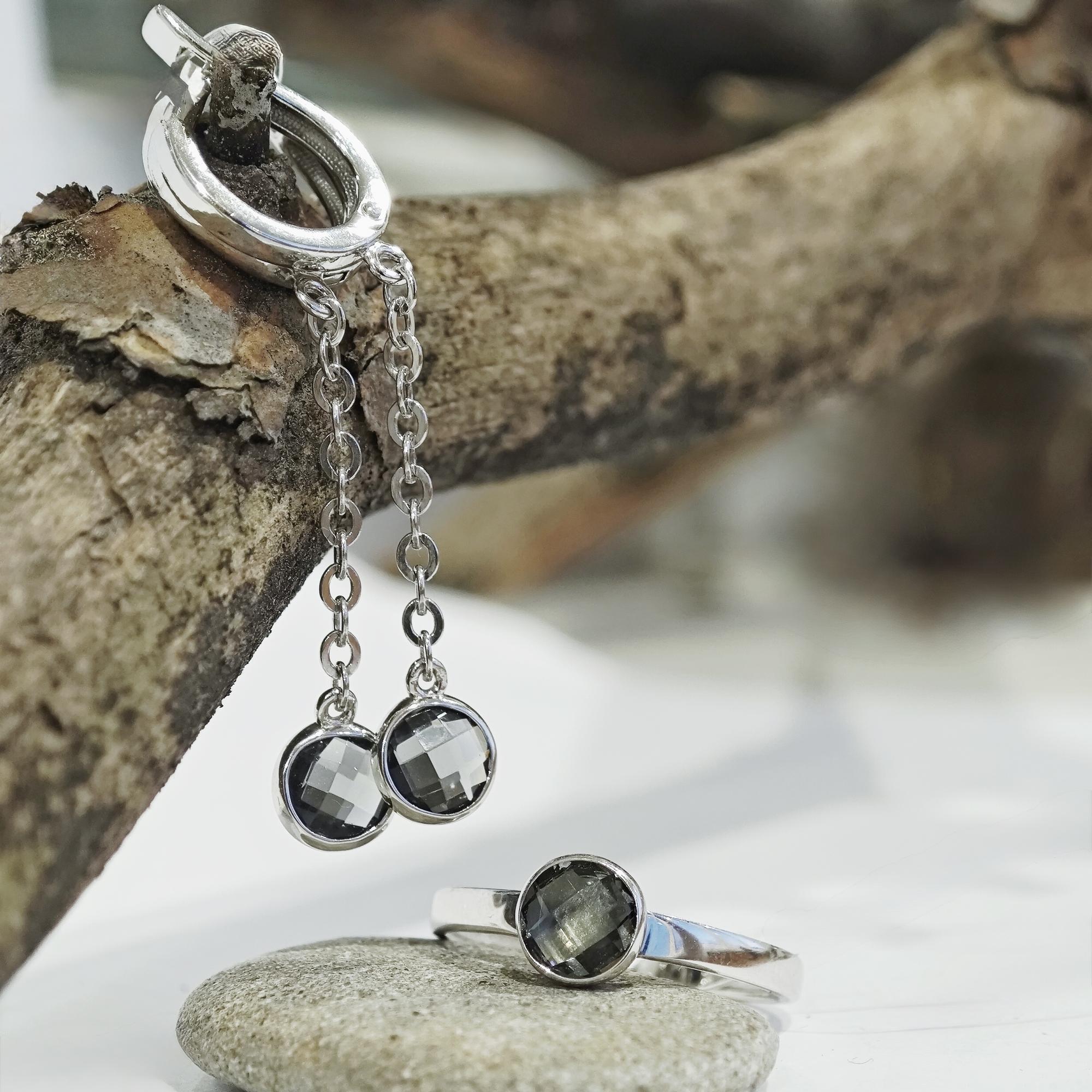 Серьги с алпанитом