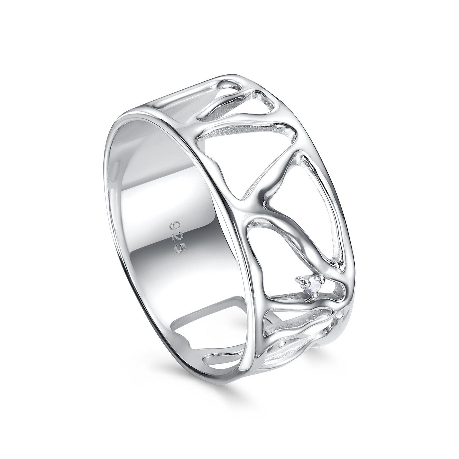 Кольцо с бриллиантом