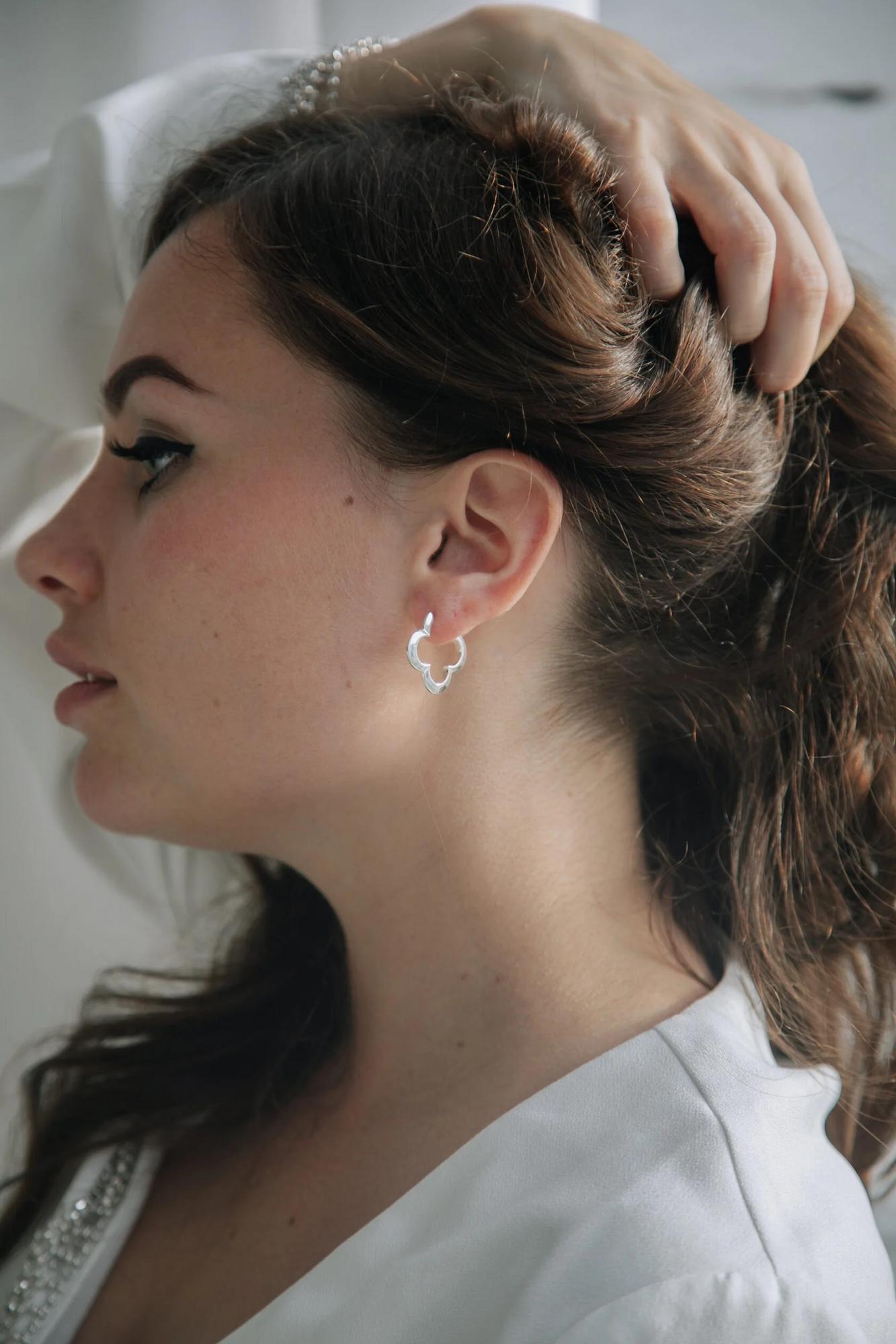 Серьги "4-х листник"