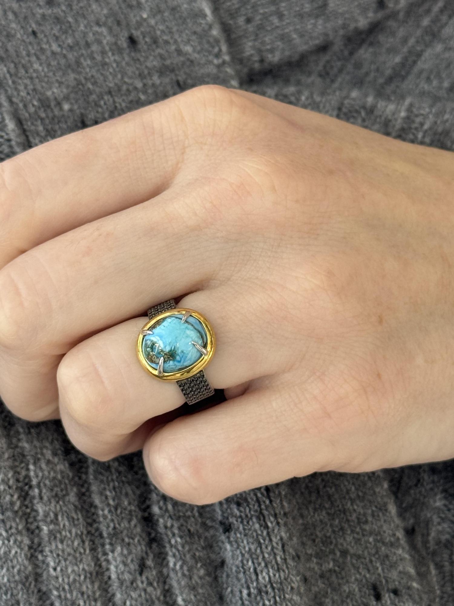 Кольцо Бирюза