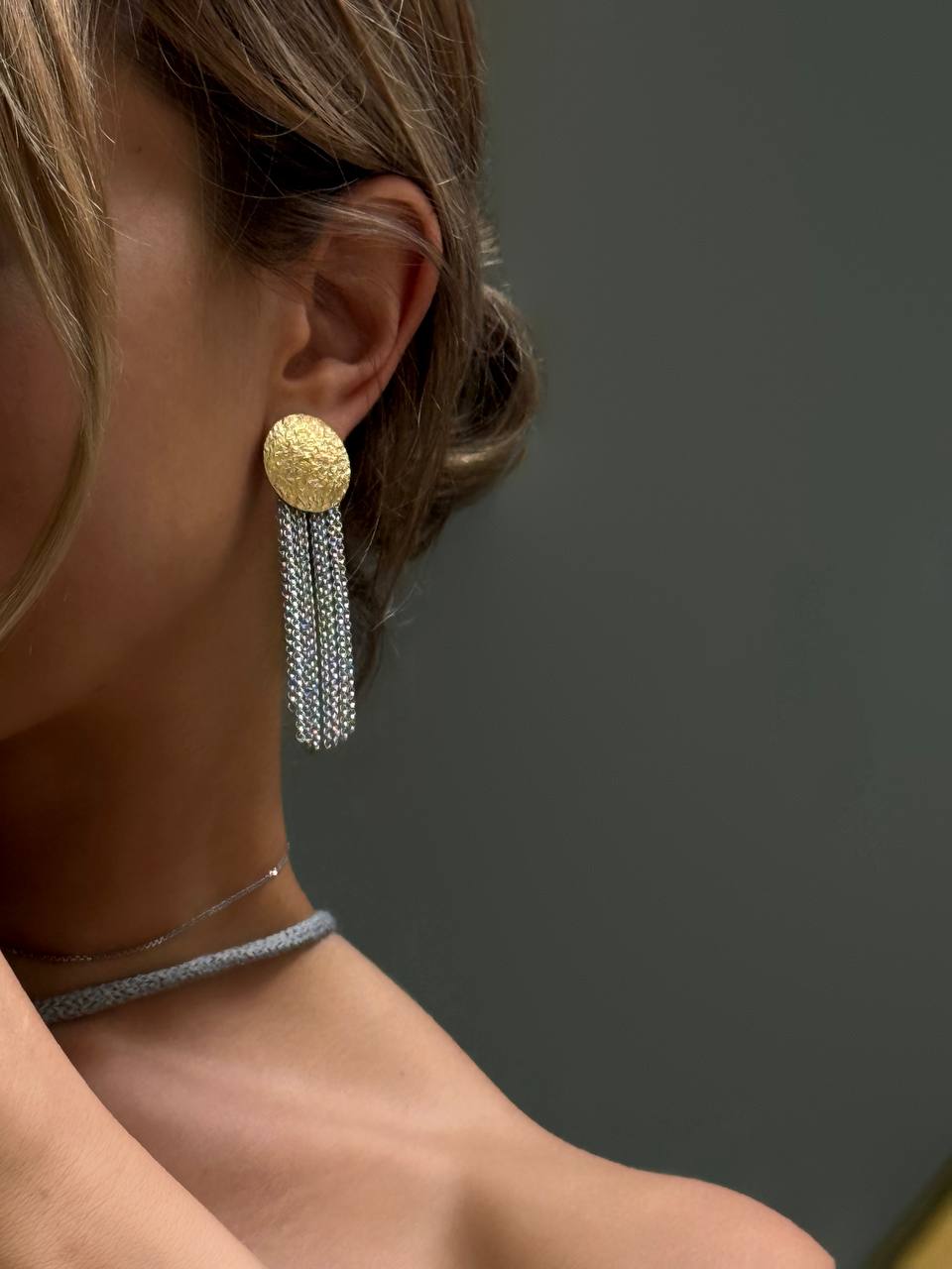 Серебряные серьги E30016O