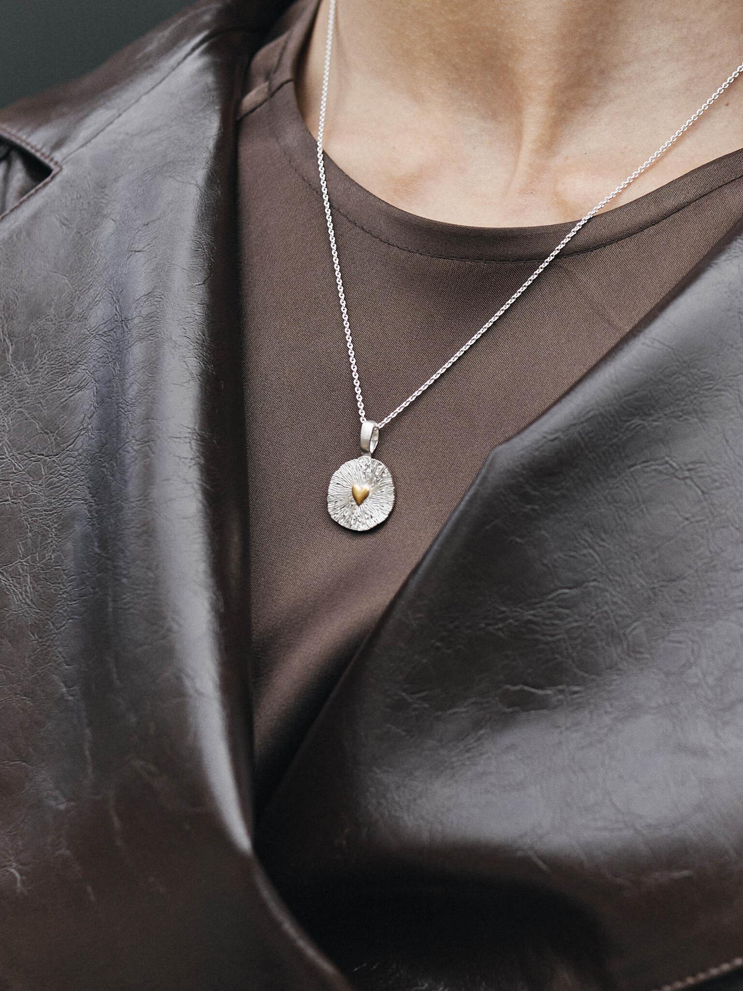 Подвес soul душа с сердцем позолота