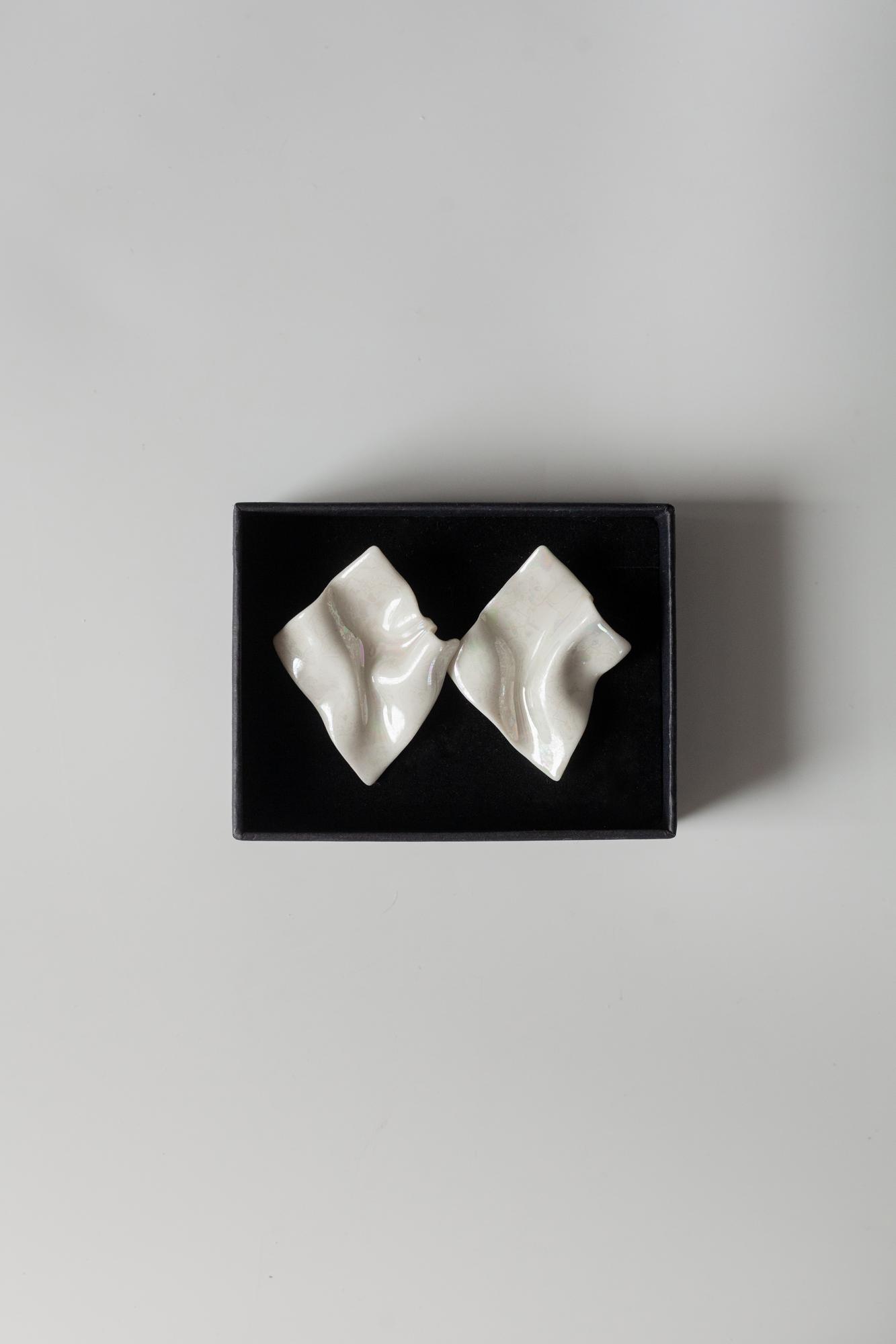 Серьги на гвоздиках «Pearl» S-127