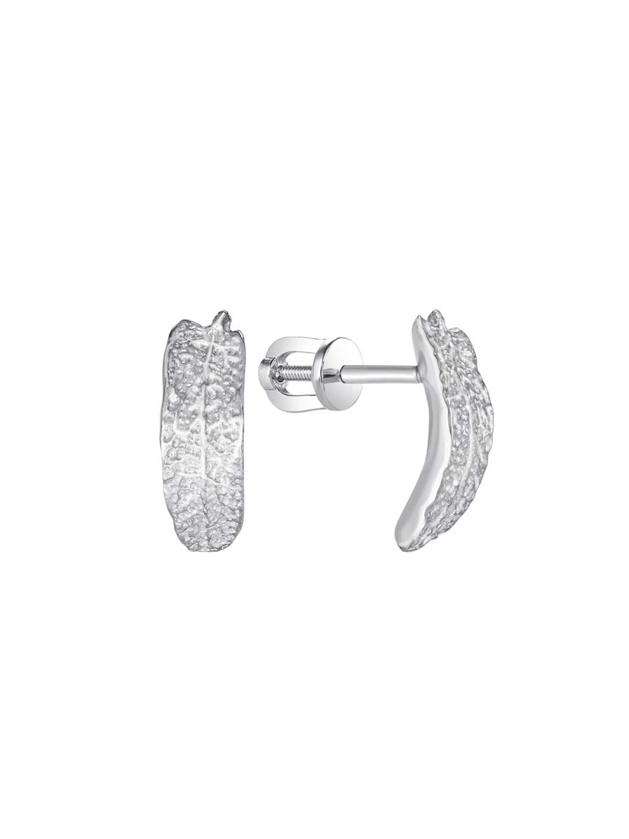 Пусеты Крапива серебро