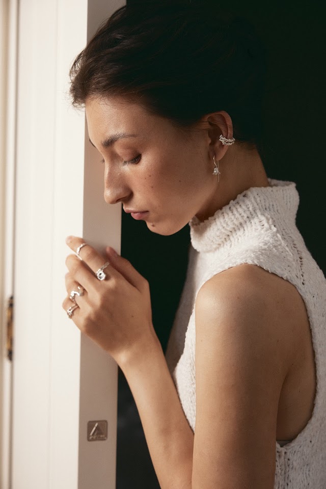 Серьги колокольчики на крючке