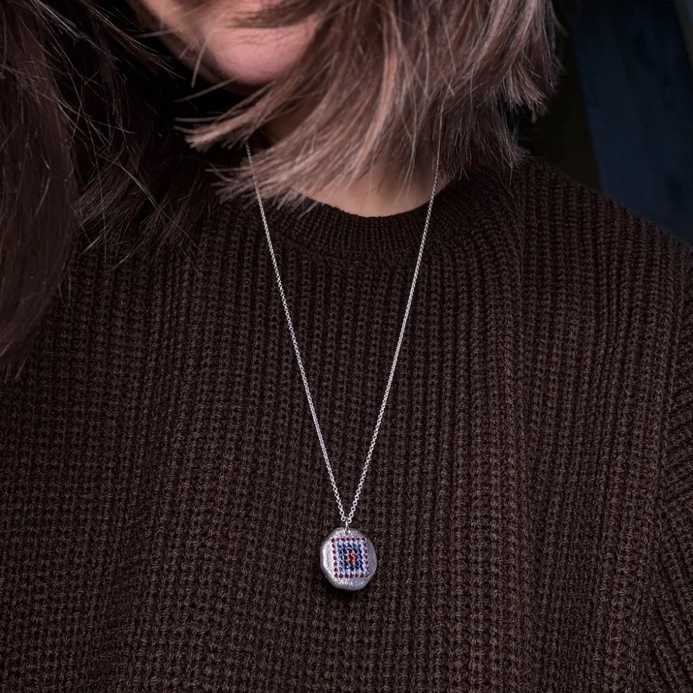 Серебряный кулон P5002R013