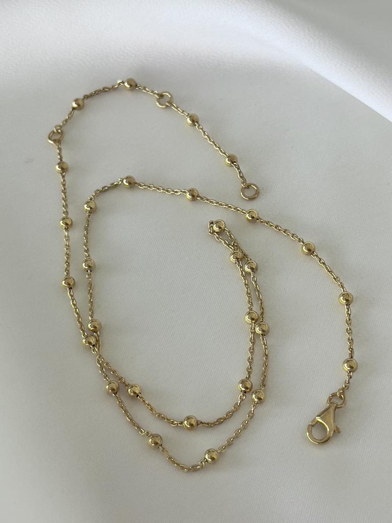 Chain " Scattering of beads"