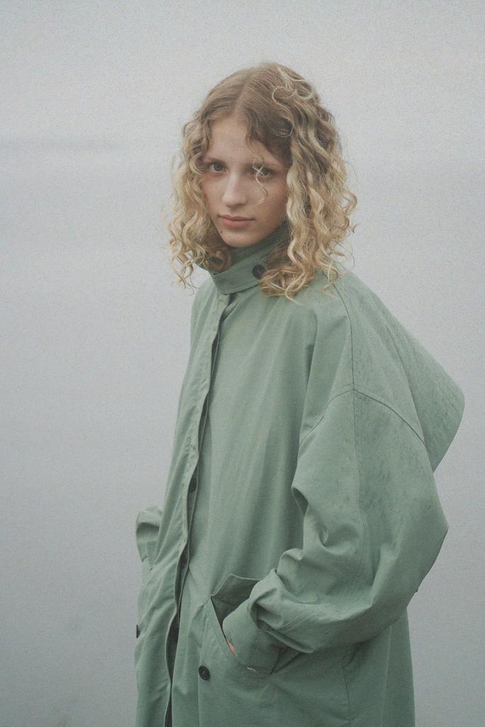 Тренч "шалфей"