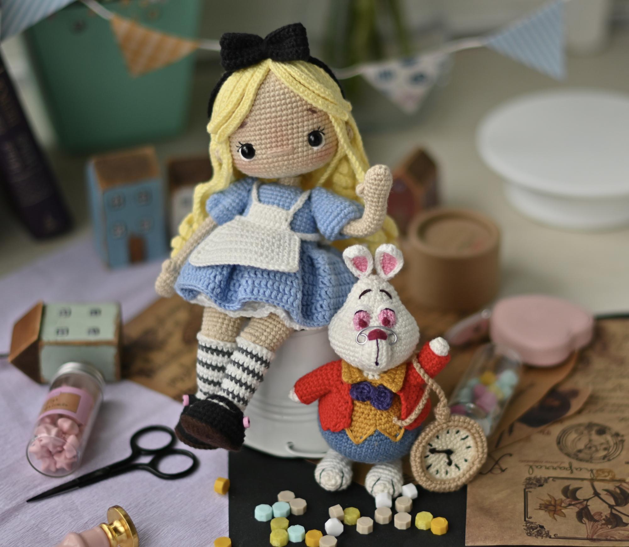 Мастер-класс 2 в 1 "Алиса и Белый кролик в стране чудес"