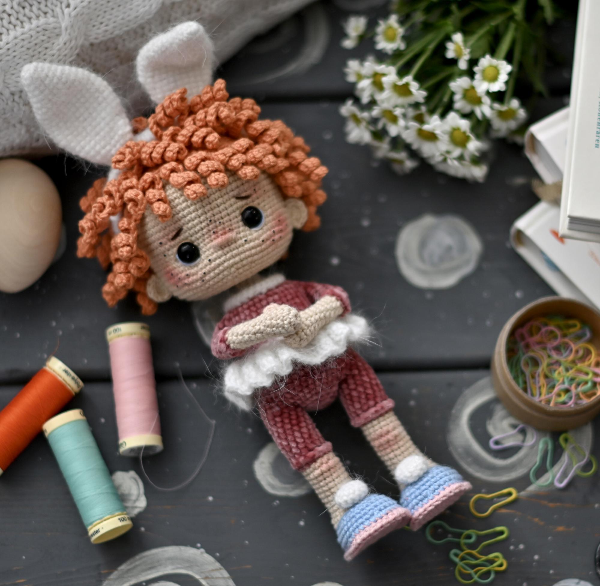 Мастер-класс "Девочка-зайка"