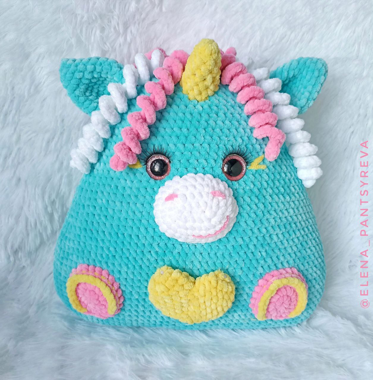 МК Подушка Зверушка с копытцами (Жирафик и Единорожка)в формате pdf