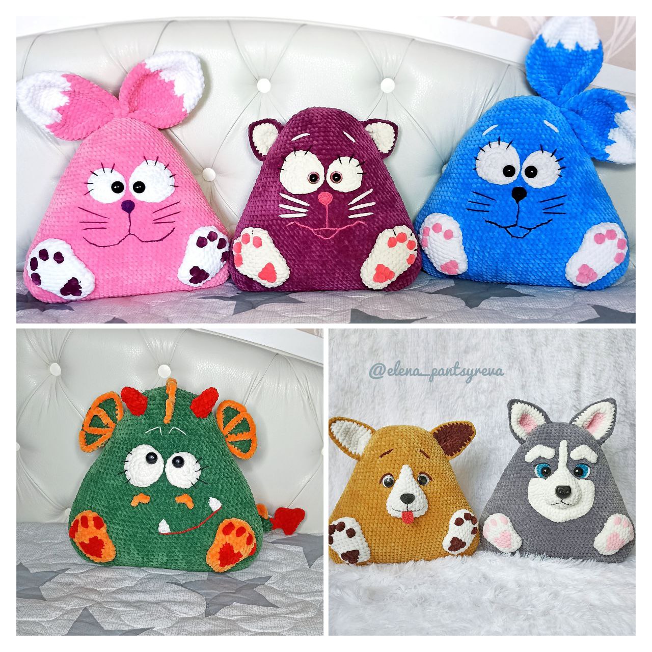 Комбо подушки -3 МК /пять подушек на фото (в формате pdf)