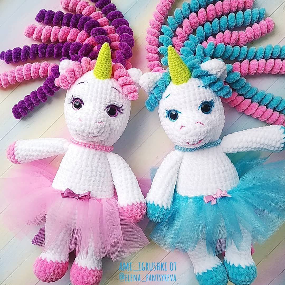 Бесплатные МК Единорожки Полли и Балеринка