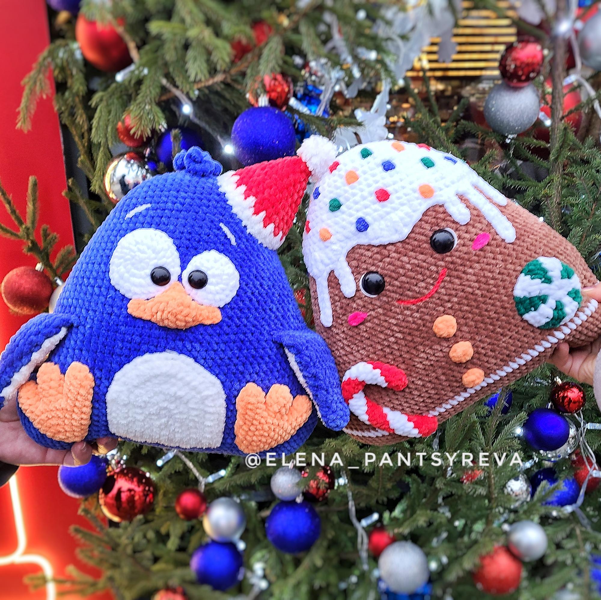 МК Пряня и Пингвин Подушки Зверушки