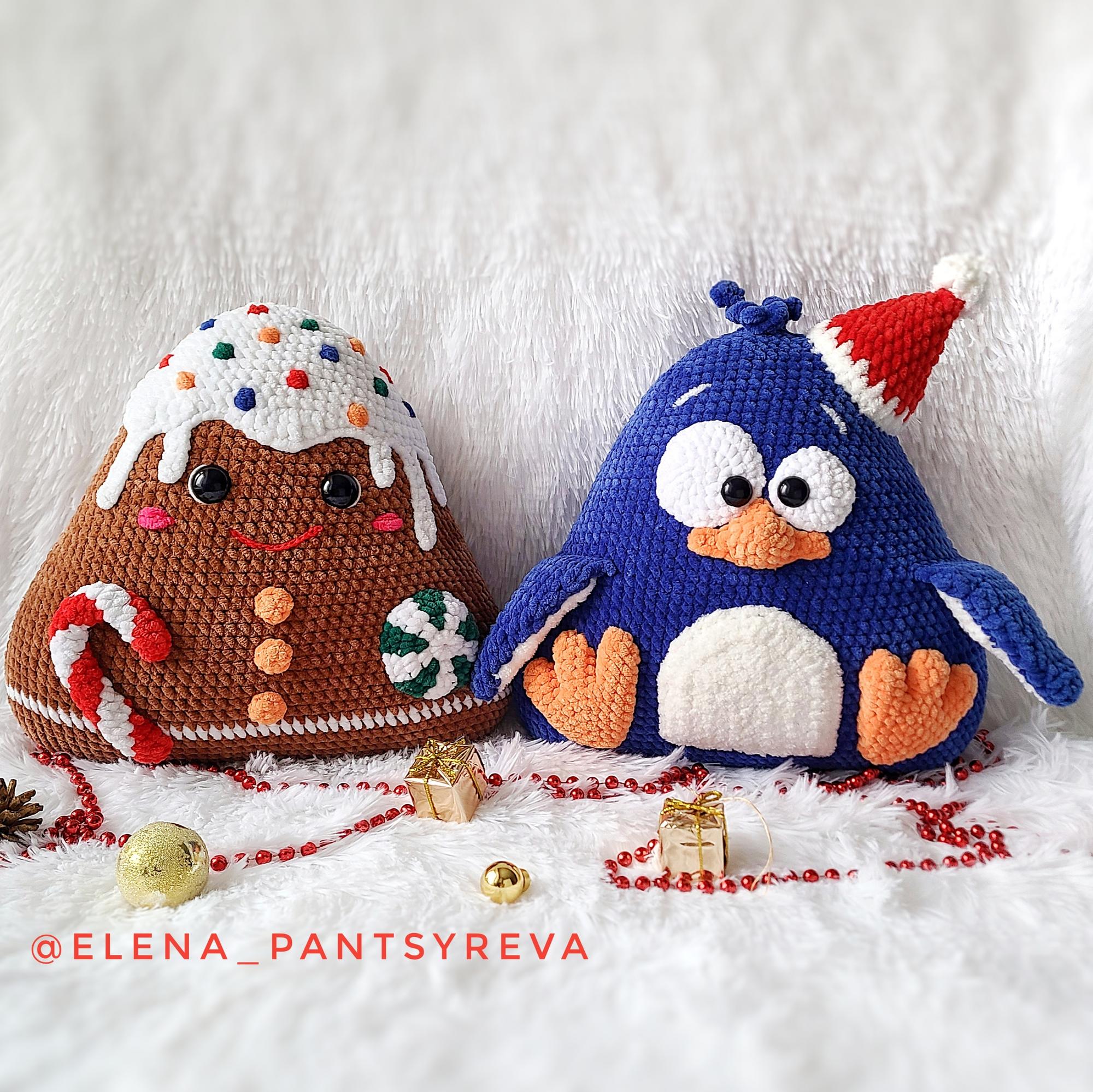 МК Пряня и Пингвин Подушки Зверушки