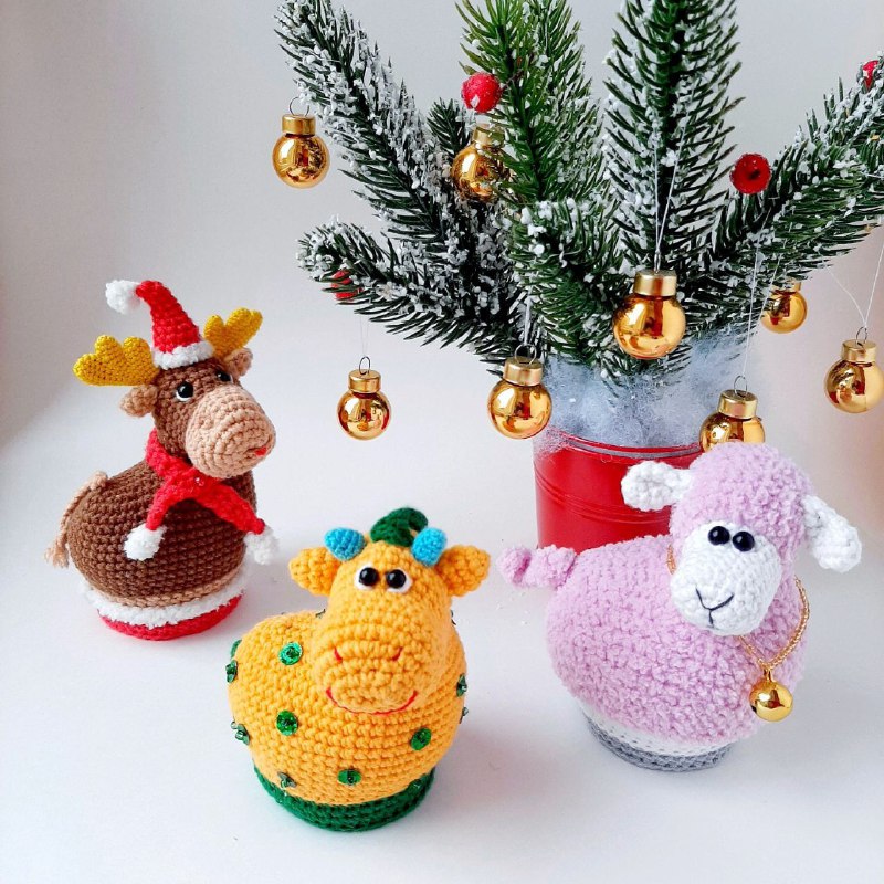 Комбо МК Сувенирные Статуэтки Коровка, Лосик и Овечка в pdf