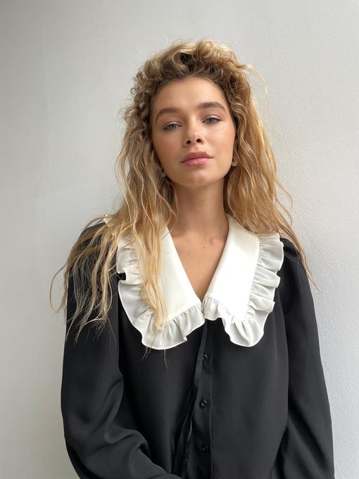 Блуза "Эмма" в черном цвете