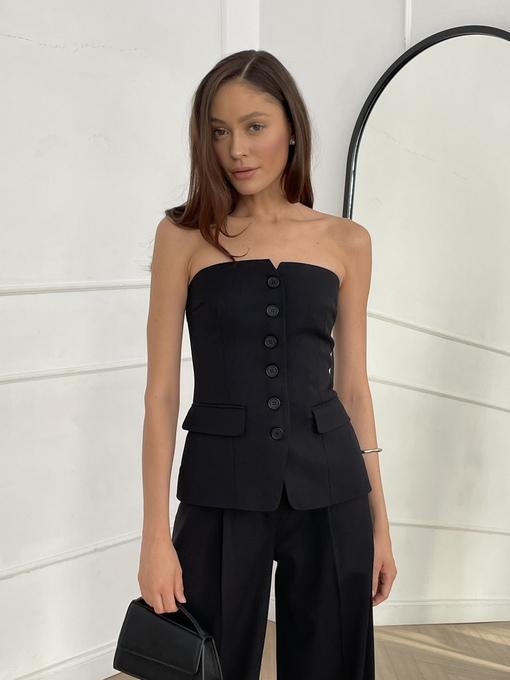 Топ "Mia" из костюмной ткани