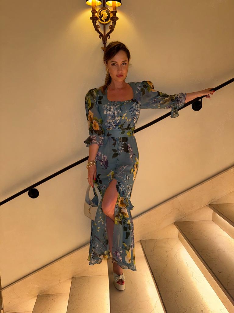 РАСПРОДАНЫ Платье Alessandra "сирень и розы"