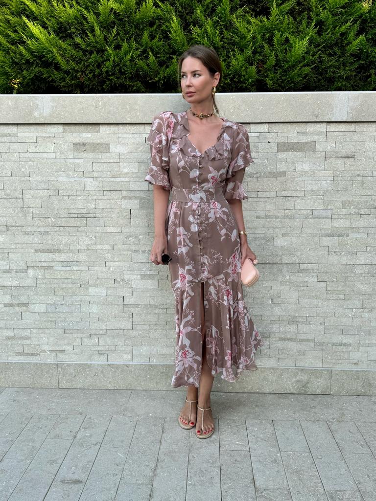 Платье «Adelina» в пыльном цвете