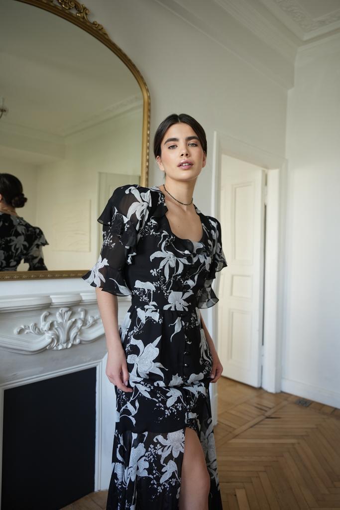 Платье «Adelina», в черном цвете