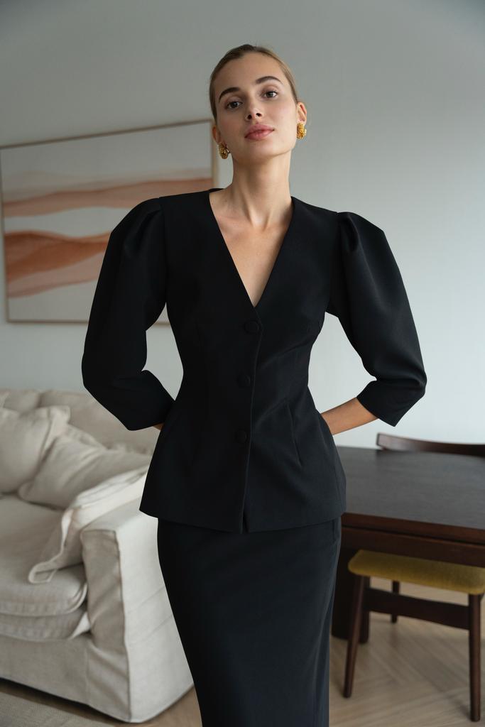 Жакет «Jacqueline» в черном цвете