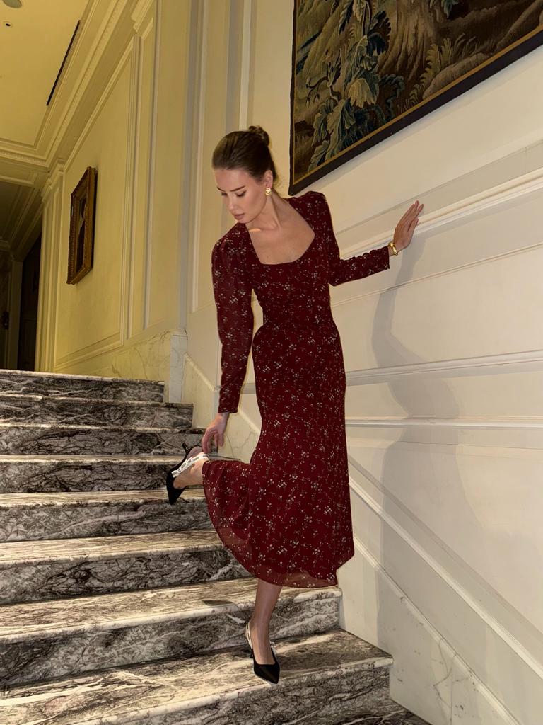 Платье «Caroline» БОРДО