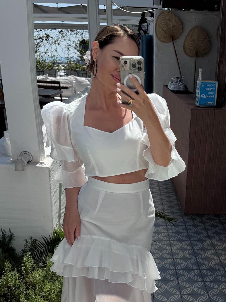 Топ «Adriana», белый