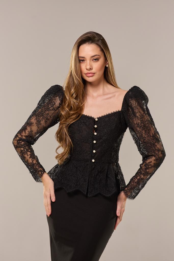 Блуза «Gabriella» из французского кордового кружева