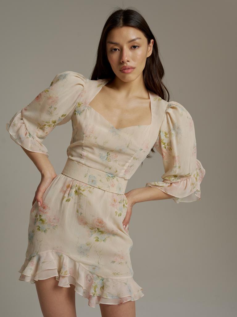 Платье «Lolita» мини акварель