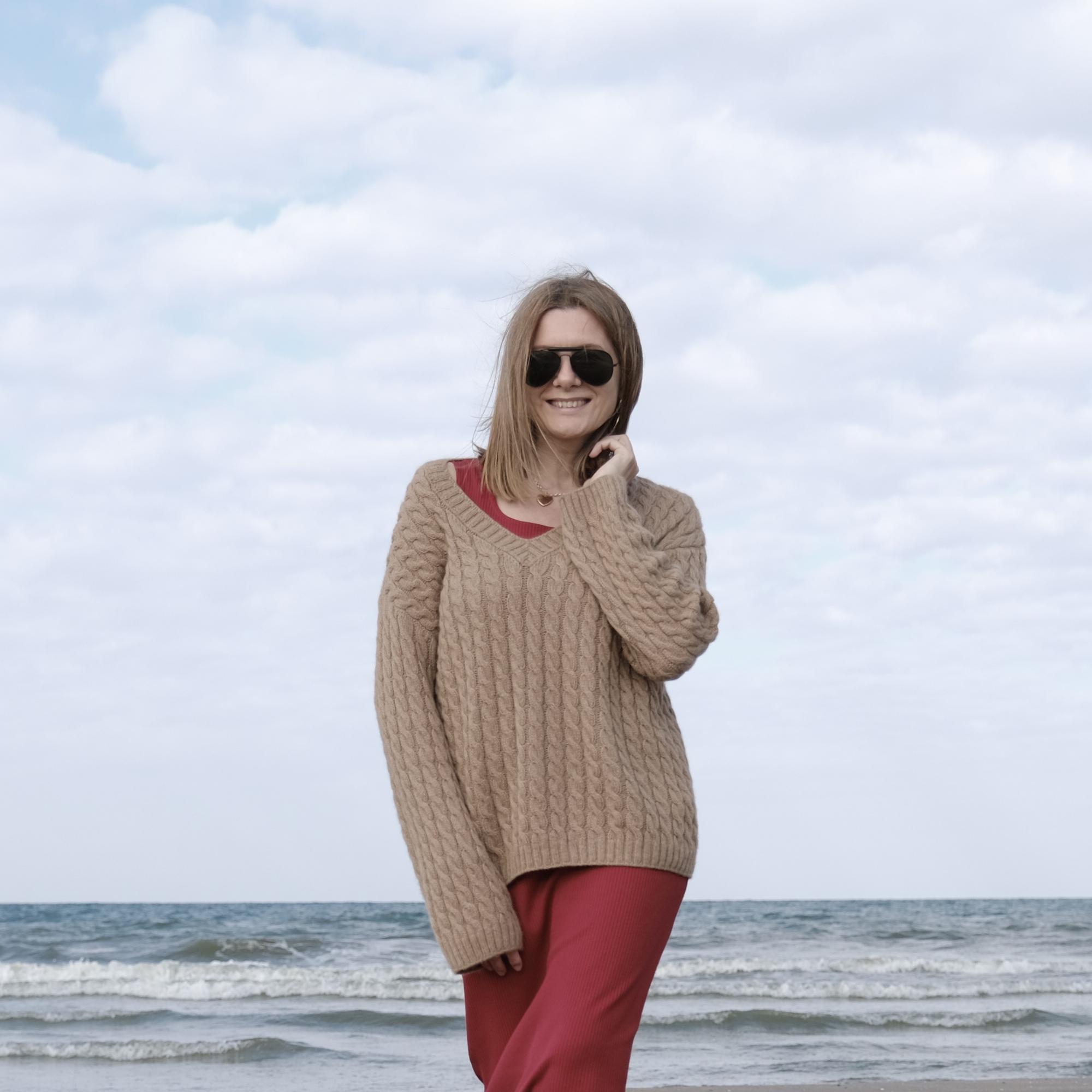 Описание ARAN pullover + top
