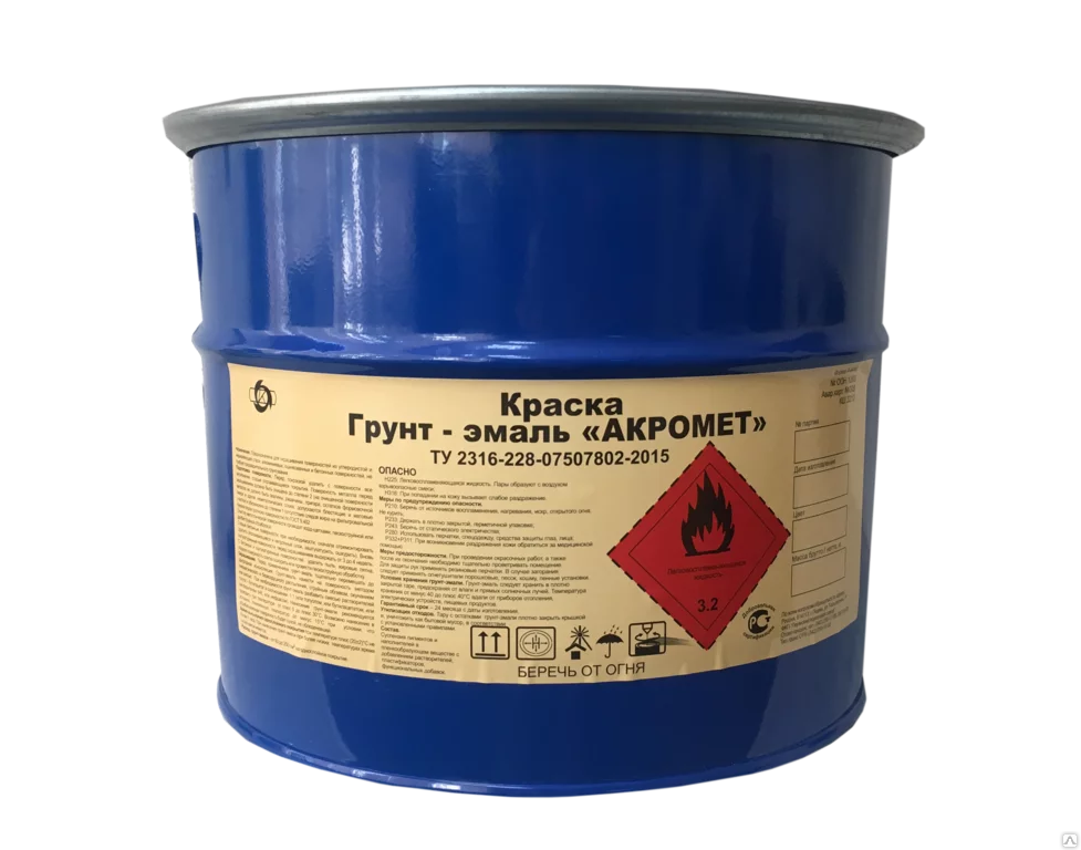 ГРУНТ-ЭМАЛЬ АКРОМЕТ 25 КГ