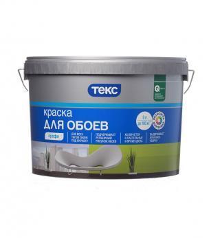 КРАСКА ДЛЯ ОБОЕВ G 485 ТЕКС ПРОФИ А 9 Л