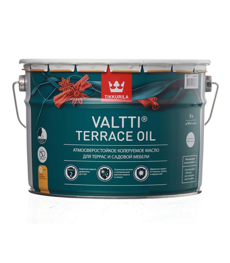 МАСЛО ДЛЯ ТЕРРАС VALTTI TERRACE OIL EC № 3441 ЛЕСНОЙ ОРЕХ 9 Л
