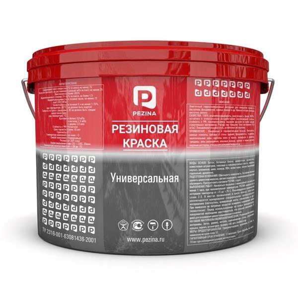 РЕЗИНОВАЯ КРАСКА PEZINA БЕЛАЯ 10 КГ