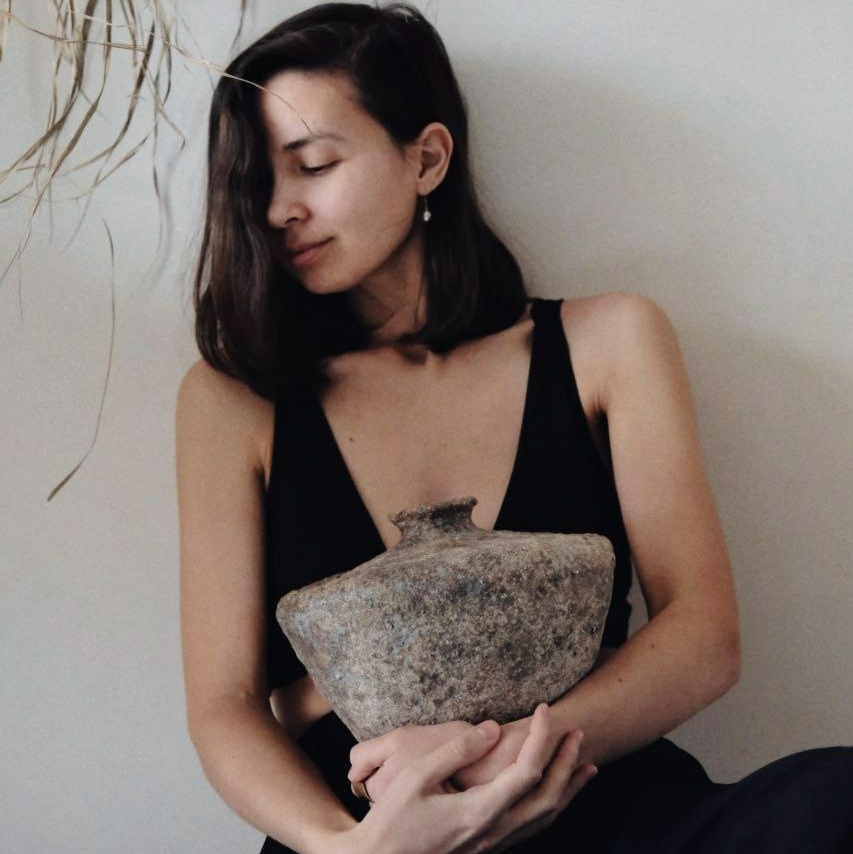 Wabi-sabi ceramic vase #0003