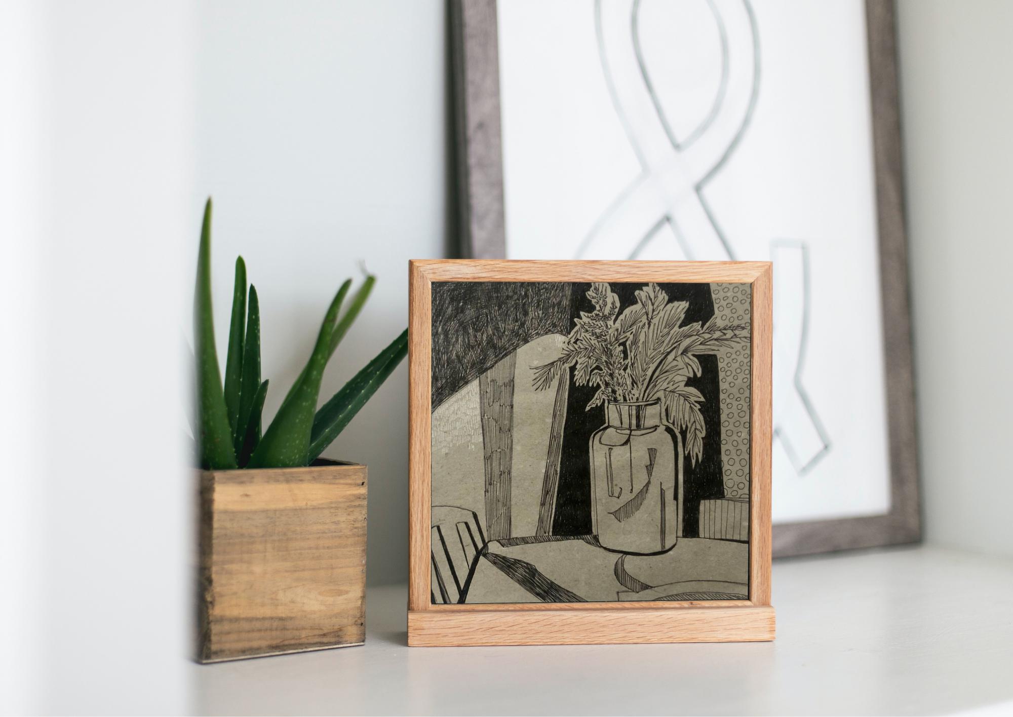 Букет в бидоне