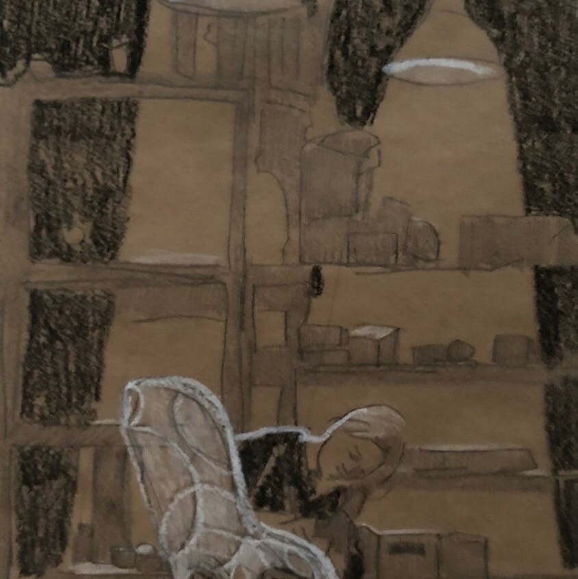 В реставрационной мастерской