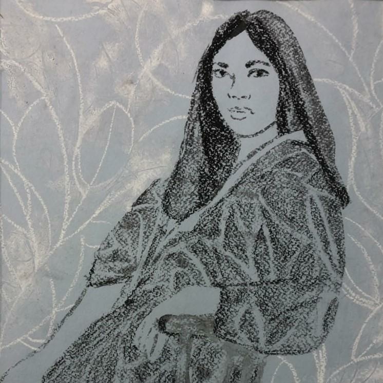 Узоры. На голубом фоне